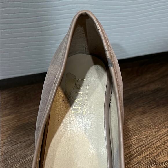 Taryn Rose Tan Peep-Toe Heels - Picture 2 of 10